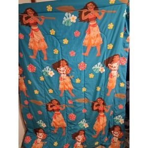 Disney Moana AOP Comforter‎ EUC Twin Pua